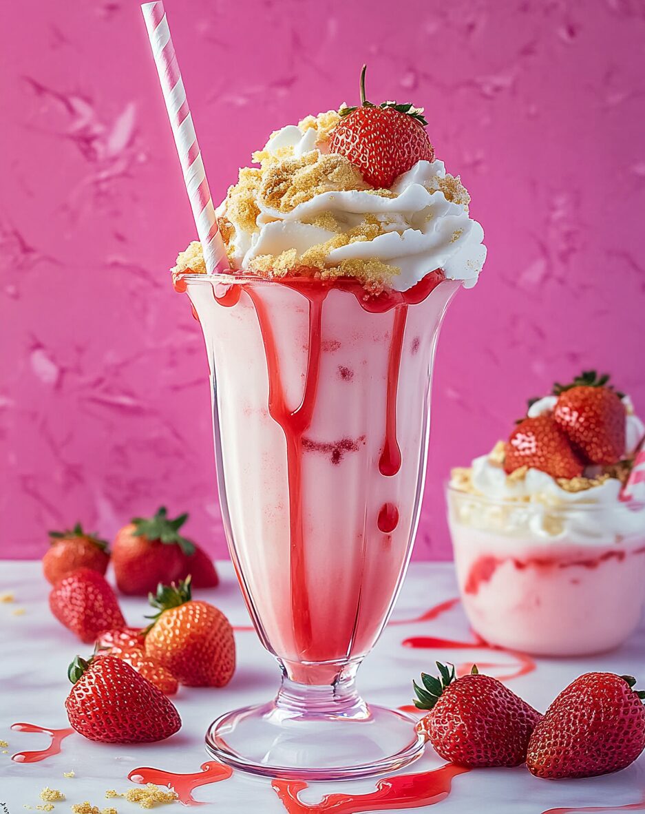Strawberry Cheesecake Milkshake