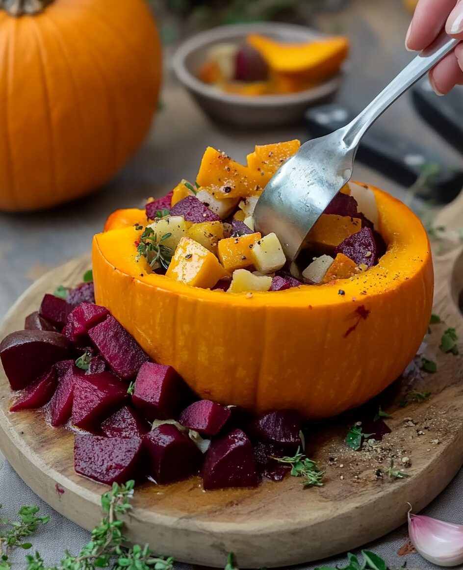 Katarzyna’s Hearty Pumpkin and Beet Vegetable Stew