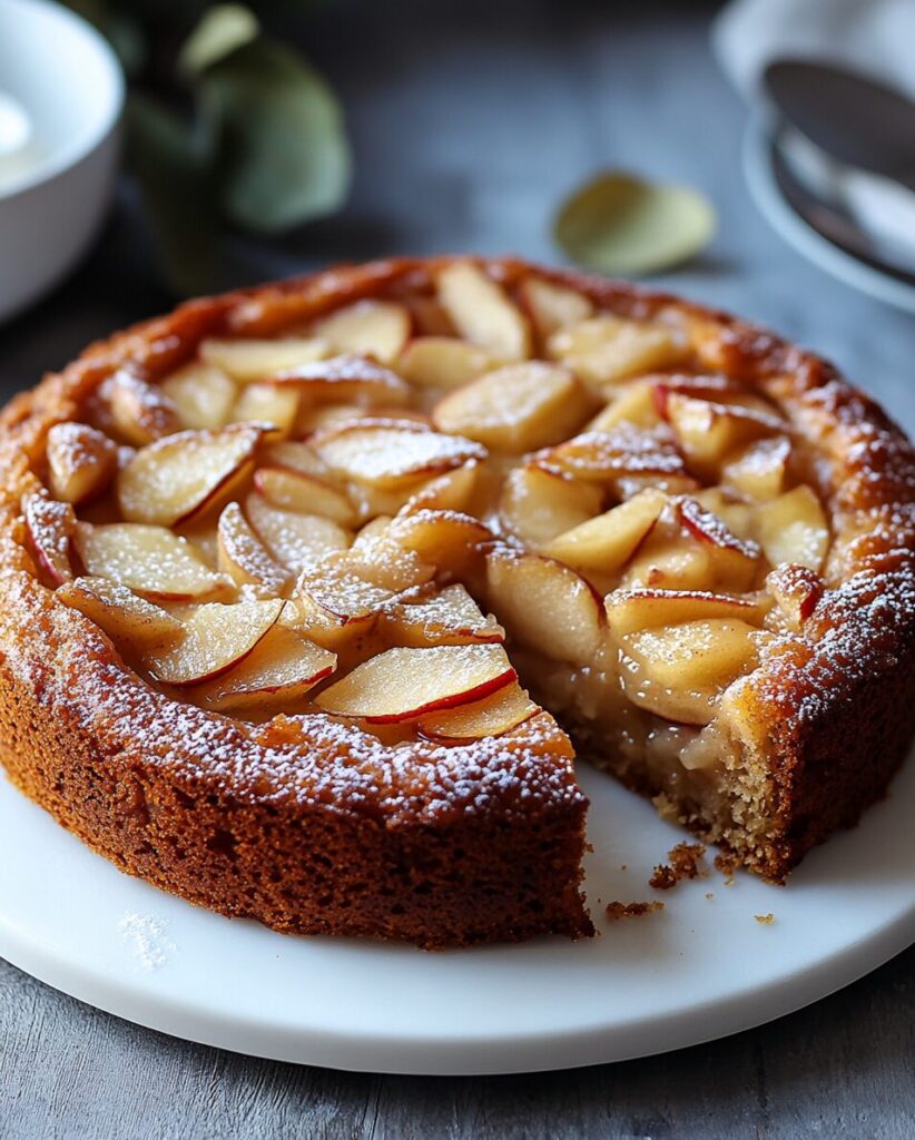 Baking a Delicious Swedish Apple Cake