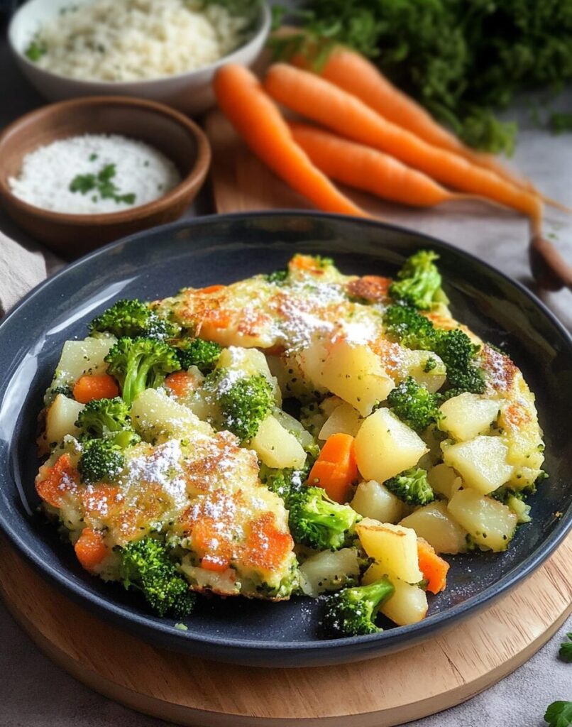 Vegetable with Broccoli, Potatoes, and Carrots
