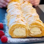 Zavarnoy Roulade (Choux Pastry Roll) with Vanilla Cream Zavarnoy Roulade (Choux Pastry Roll) with Vanilla Cream