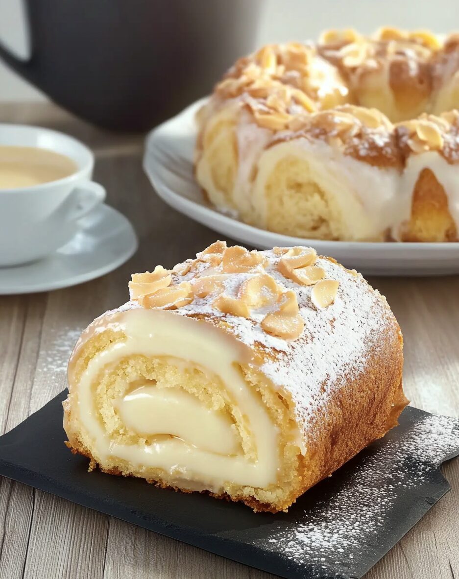Custard-Filled Cake Roll