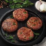 Savory Minced Meat Patties with Herbs and Spices Savory Minced Meat Patties with Herbs and Spices