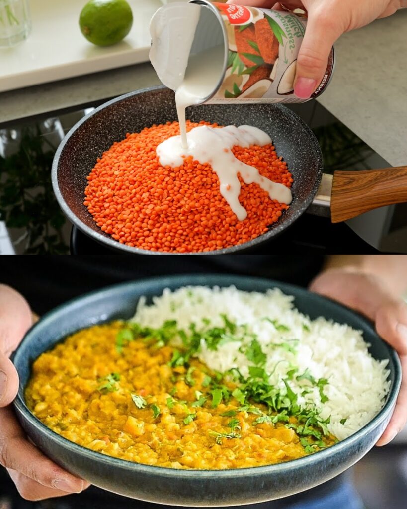 Coconut Lentil Curry with Basmati Rice