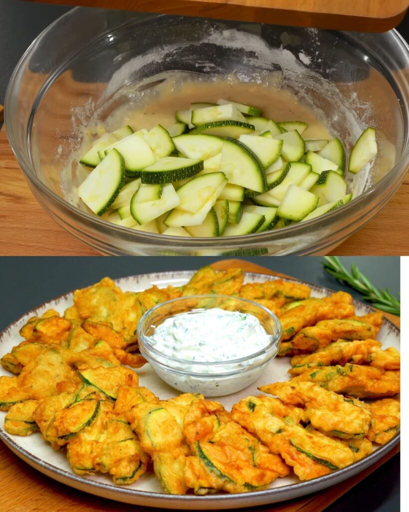 Zucchini Fritters with Yogurt-Dill Sauce