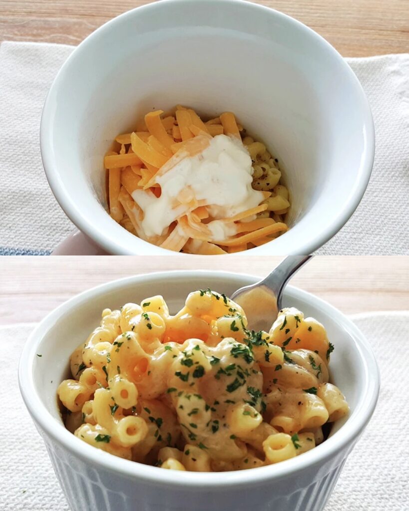 Quick and Creamy Microwave Mac and Cheese