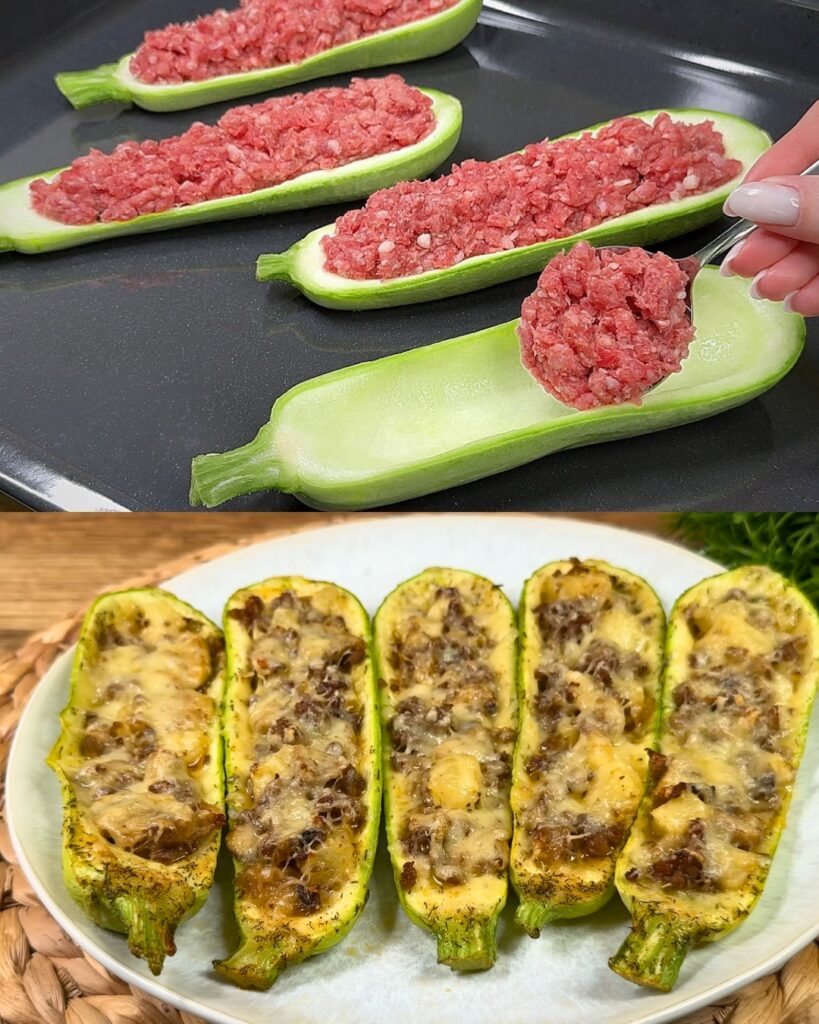Stuffed Zucchini Recipe finished dish