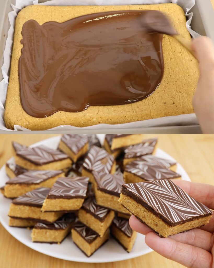 Homemade Peanut Chocolate treat finished dish