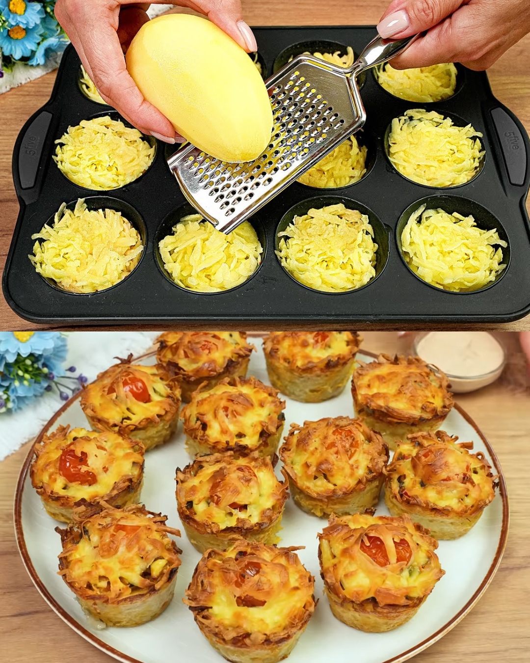 Potato and Vegetable Egg Bake Recipe