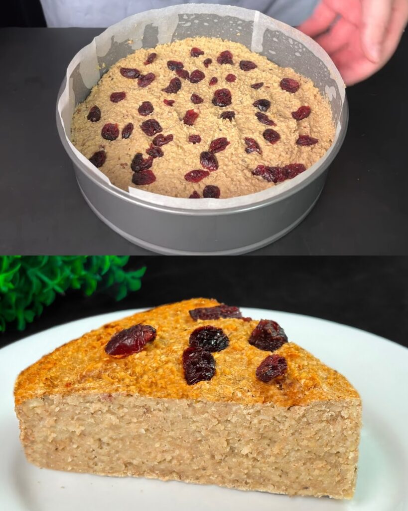 Apple Oat Bake with Walnuts and Cranberries
