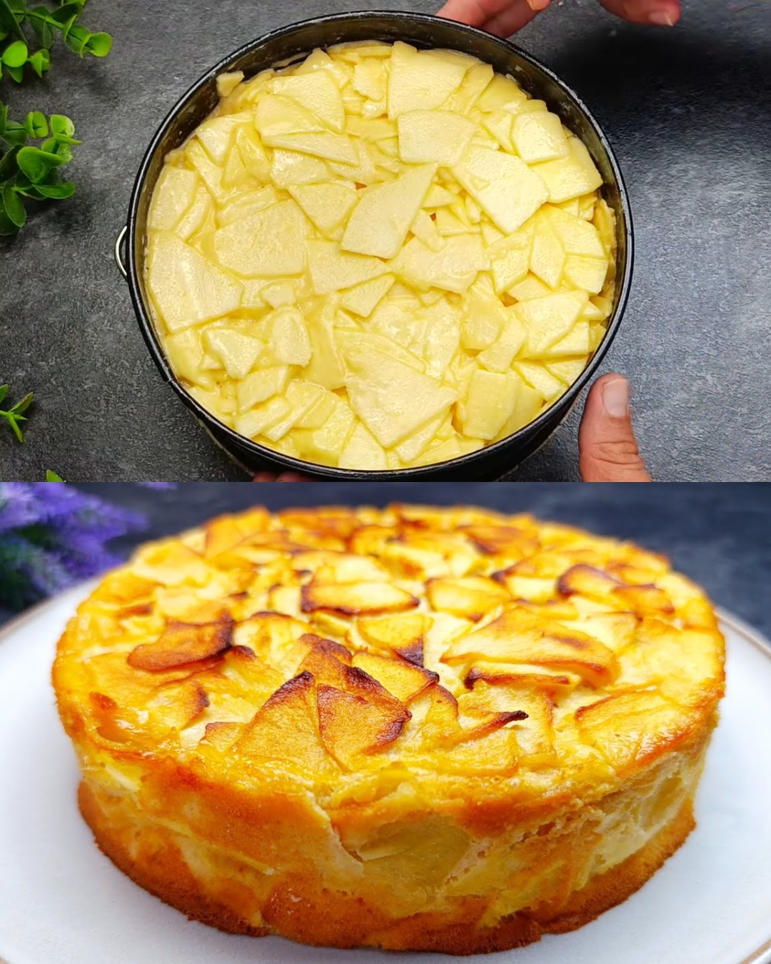 Low-Calorie Apple and Peanut Butter Cake