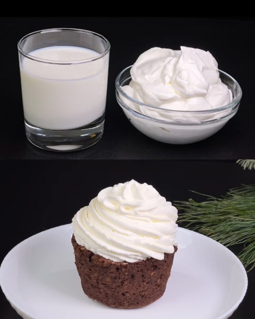 Homemade Whipped Cream with Gelatin Stabilizer finished dish