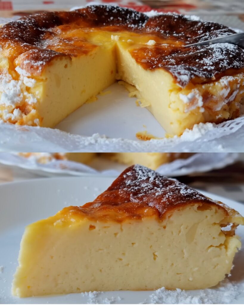 Greek Yogurt Cake with Vanilla finished dish