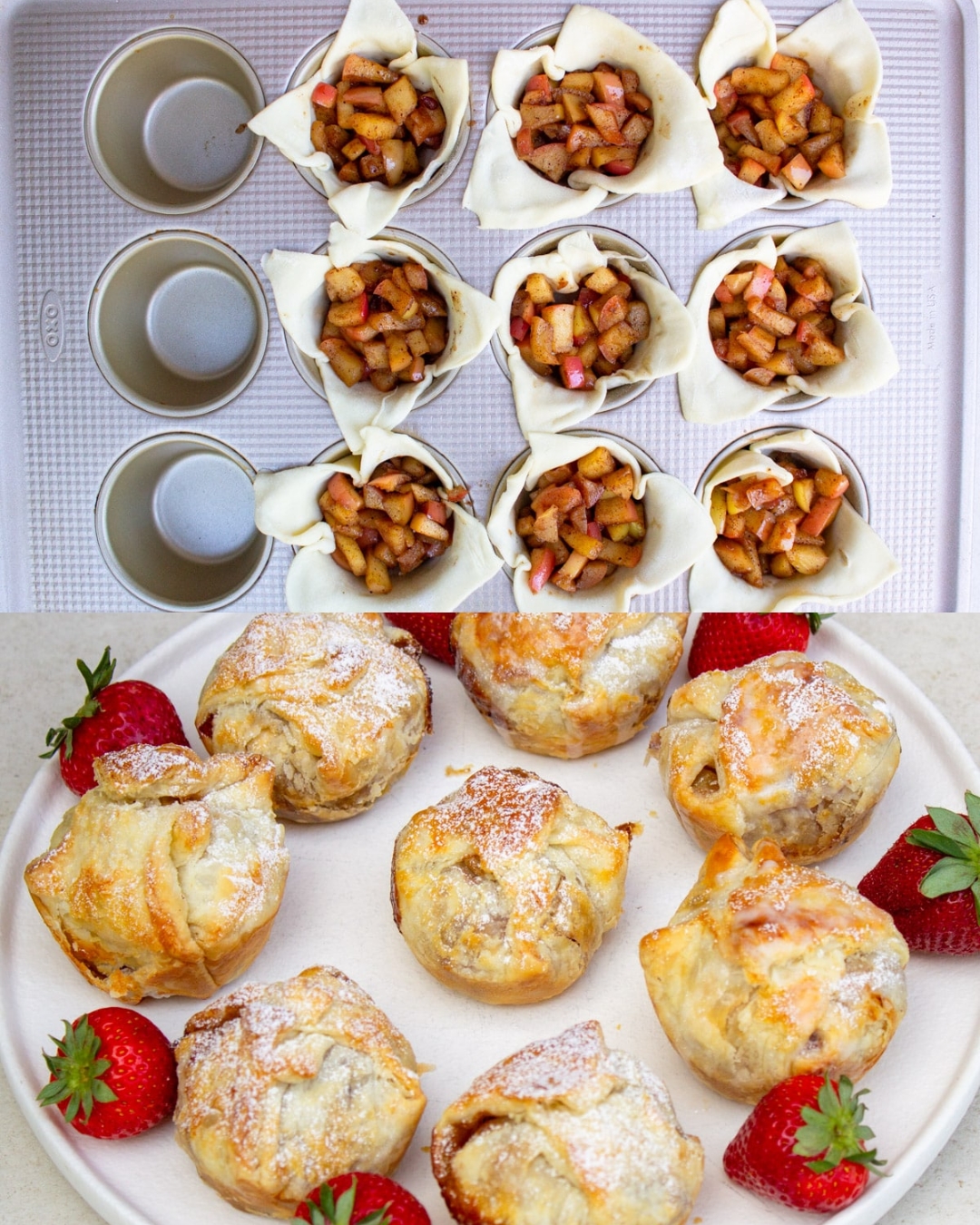 Mini Apple Puff Pastry Pies