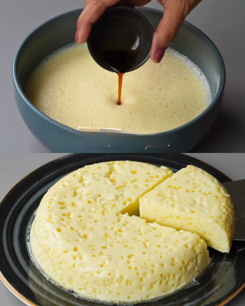 Vanilla Egg Custard (Steamed) finished dish