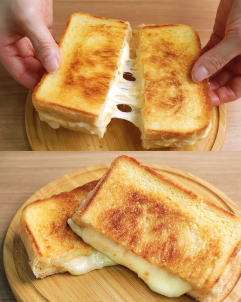 Classic Grilled Cheese Sandwich finished dish
