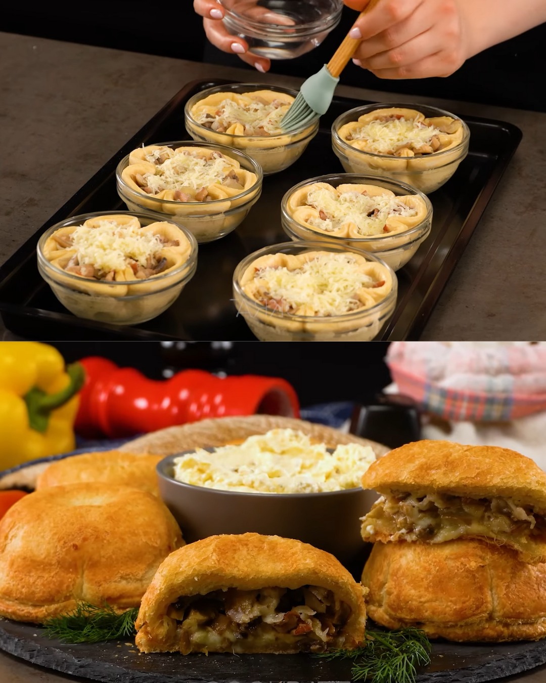 Ham and Tomato Puff Pastry Tart