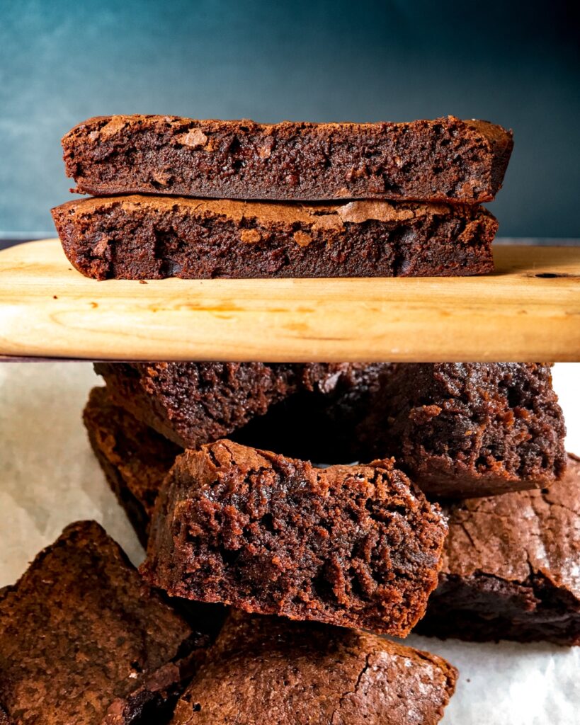 Rich Cocoa Brownies finished dish