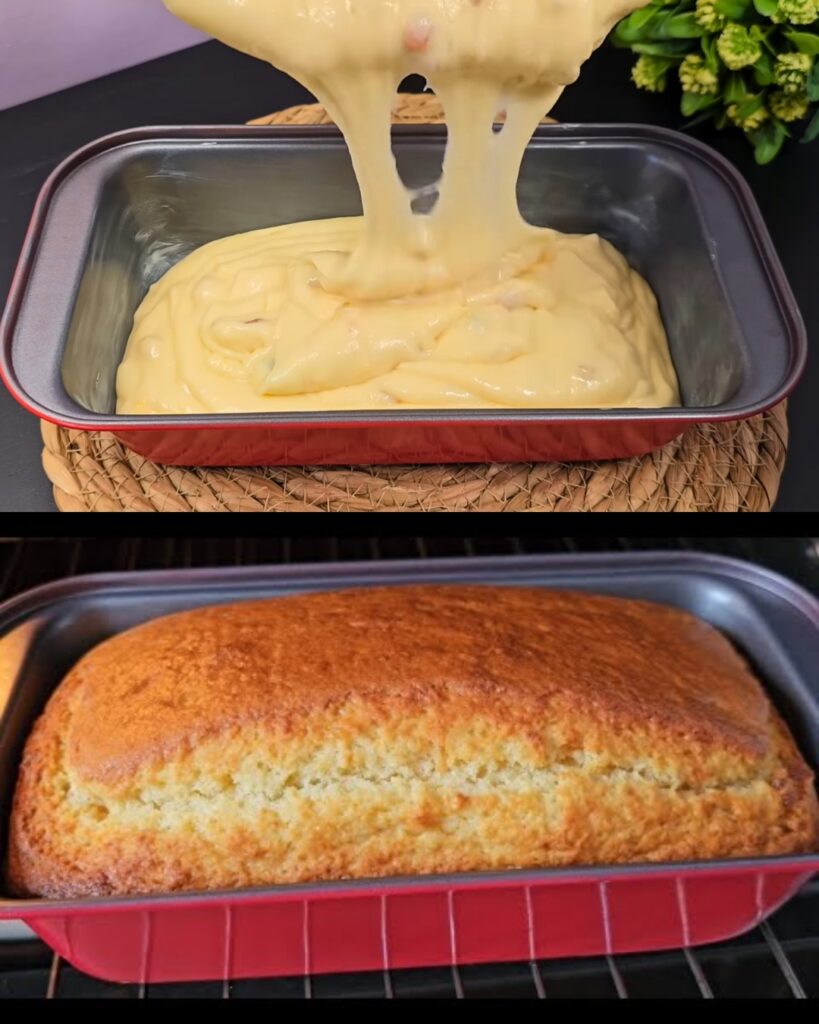 Lemon Yogurt Cake with Candied Fruit finished dish