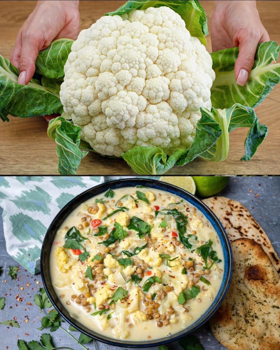 Lentil Cauliflower Soup Recipe