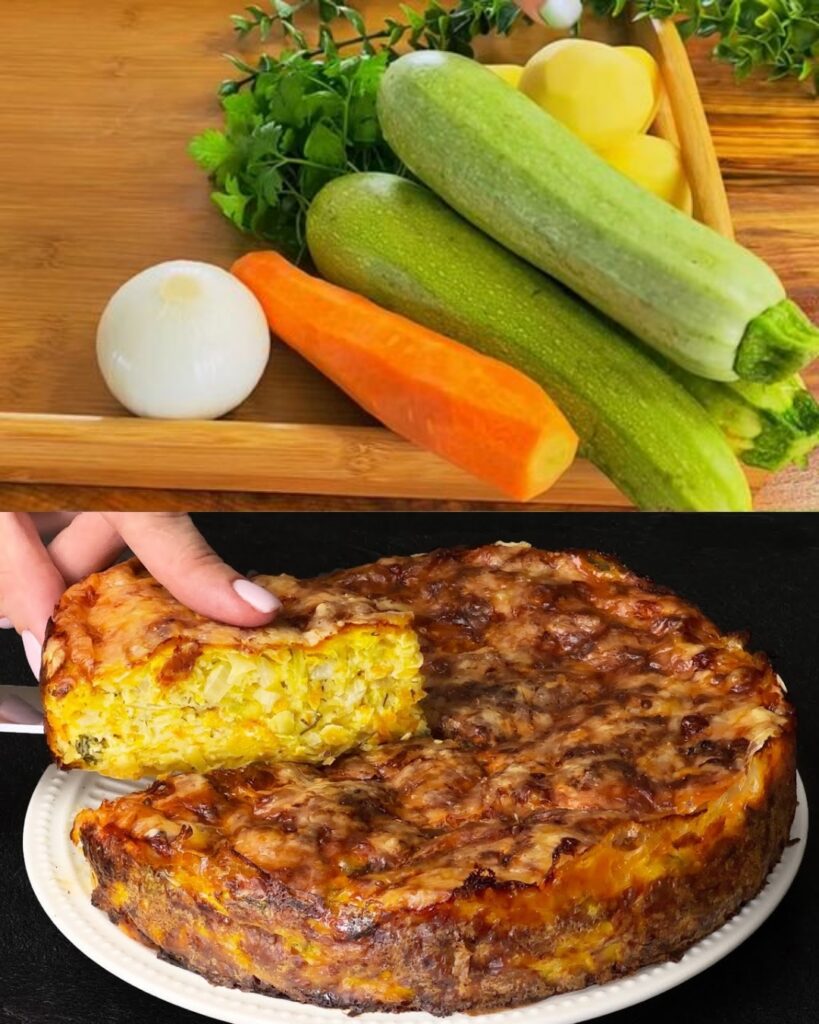 Zucchini, Potato, and Carrot Bake finished dish