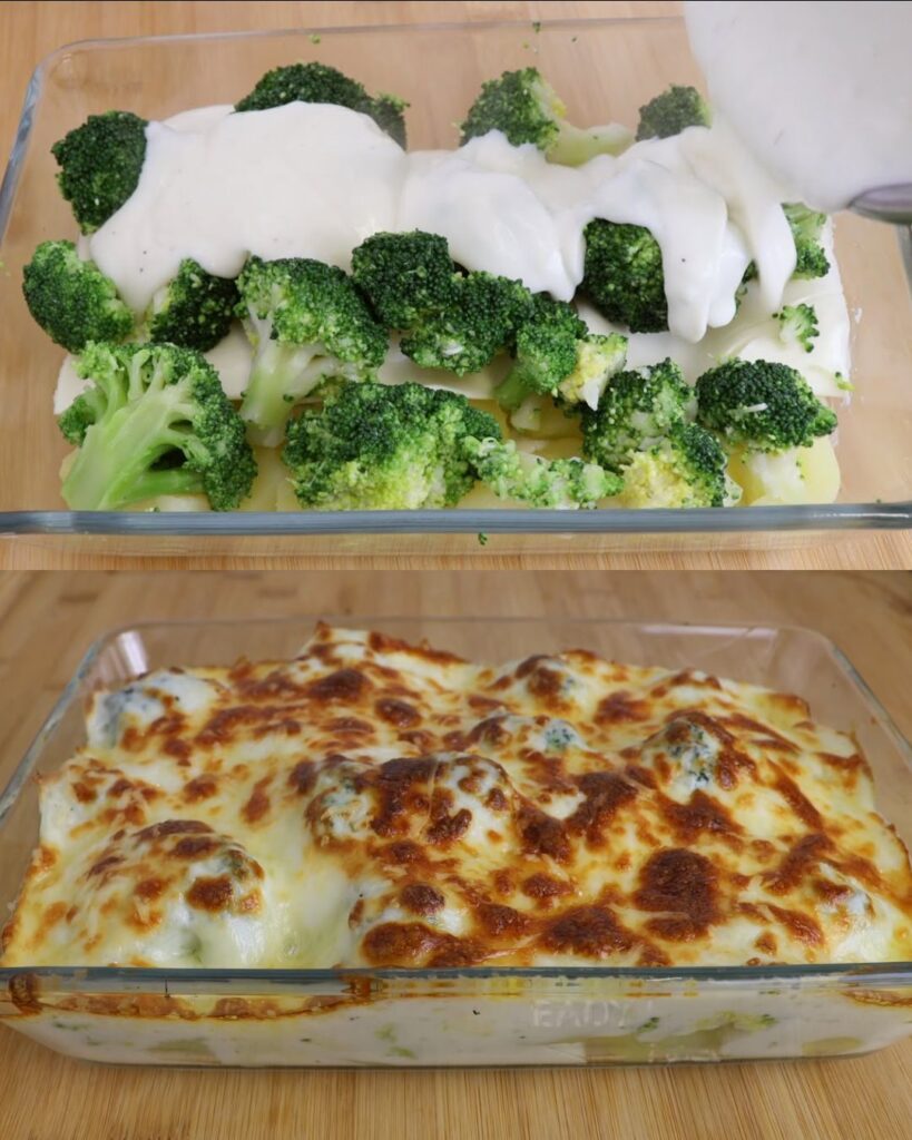 Creamy Broccoli and Potato Cheese Casserole
