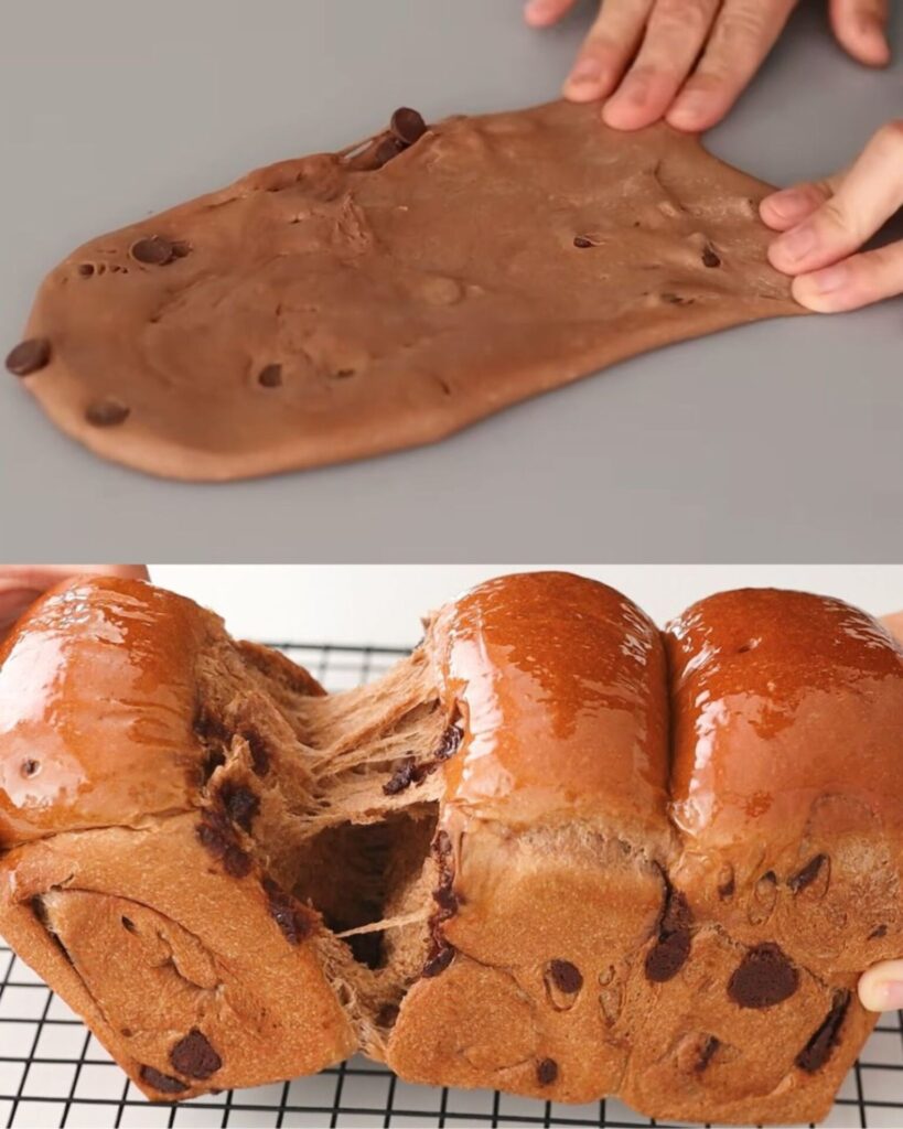 Chocolate Milk Bread finished dish
