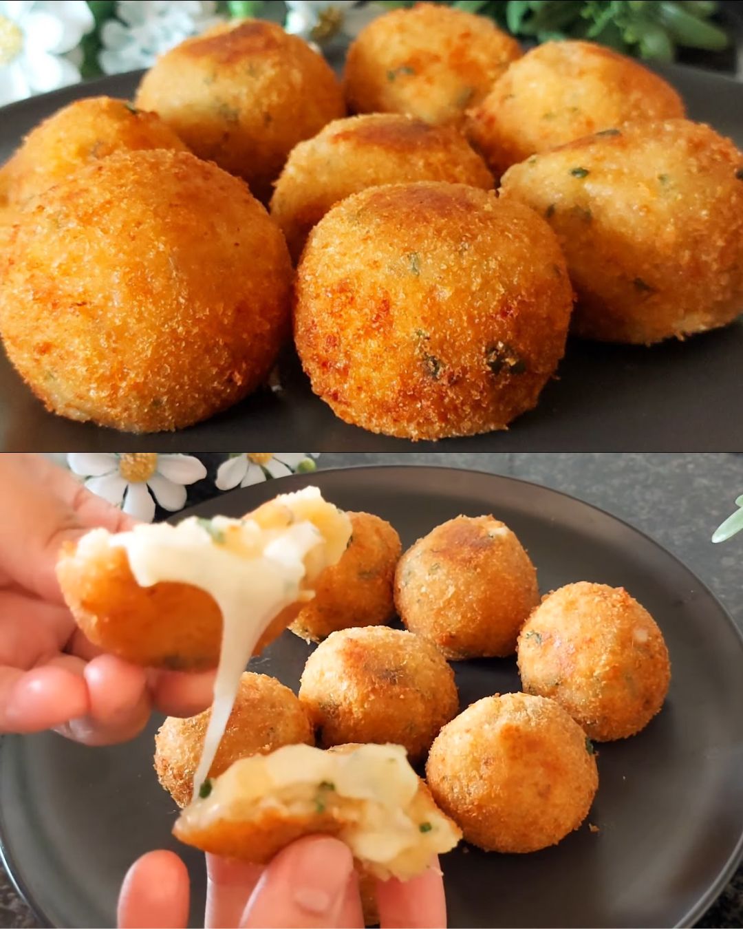 Crispy Cheesy Potato Bites