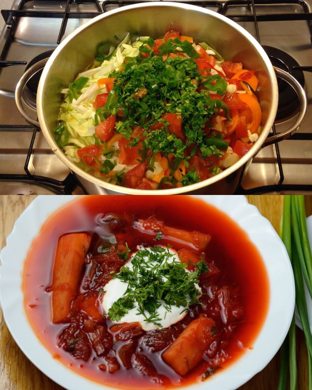 Classic Ukrainian Borscht with Chicken