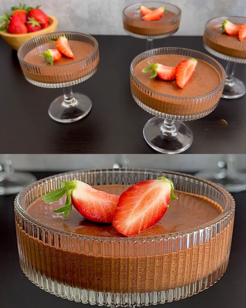 The Best Dessert With Only 4 Ingredients: Delicious and Easy Chocolate Mousse!