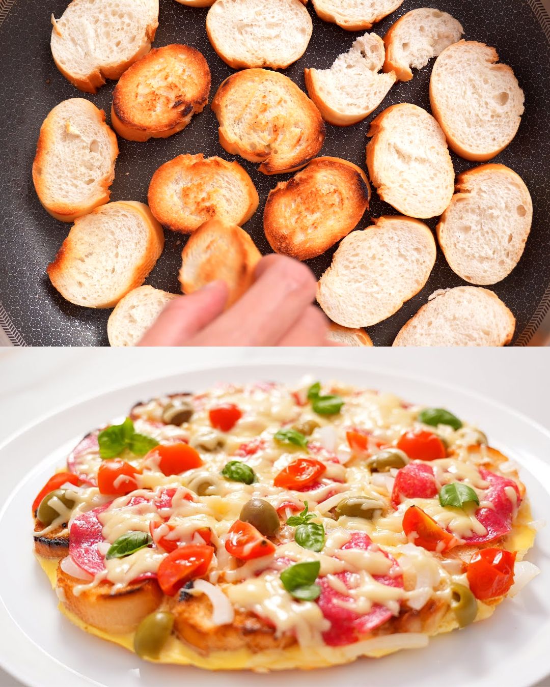 Quick Pan-Baked Breakfast Pizza