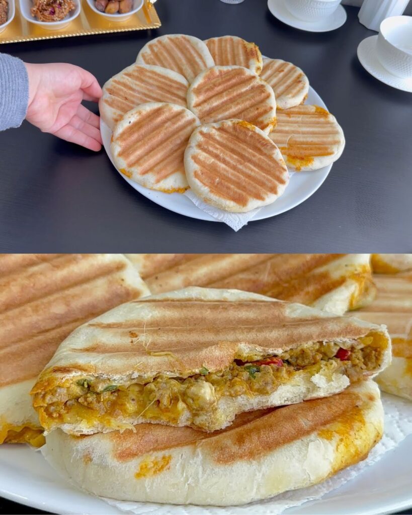 Savory Stuffed Meat and Cheese Buns