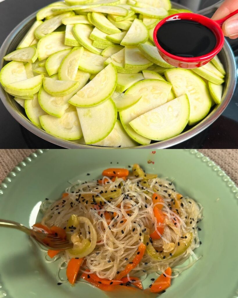 Stir-Fried Funchose with Vegetables