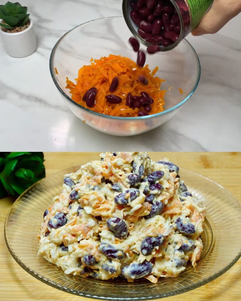 Creamy Bean and Cheese Salad