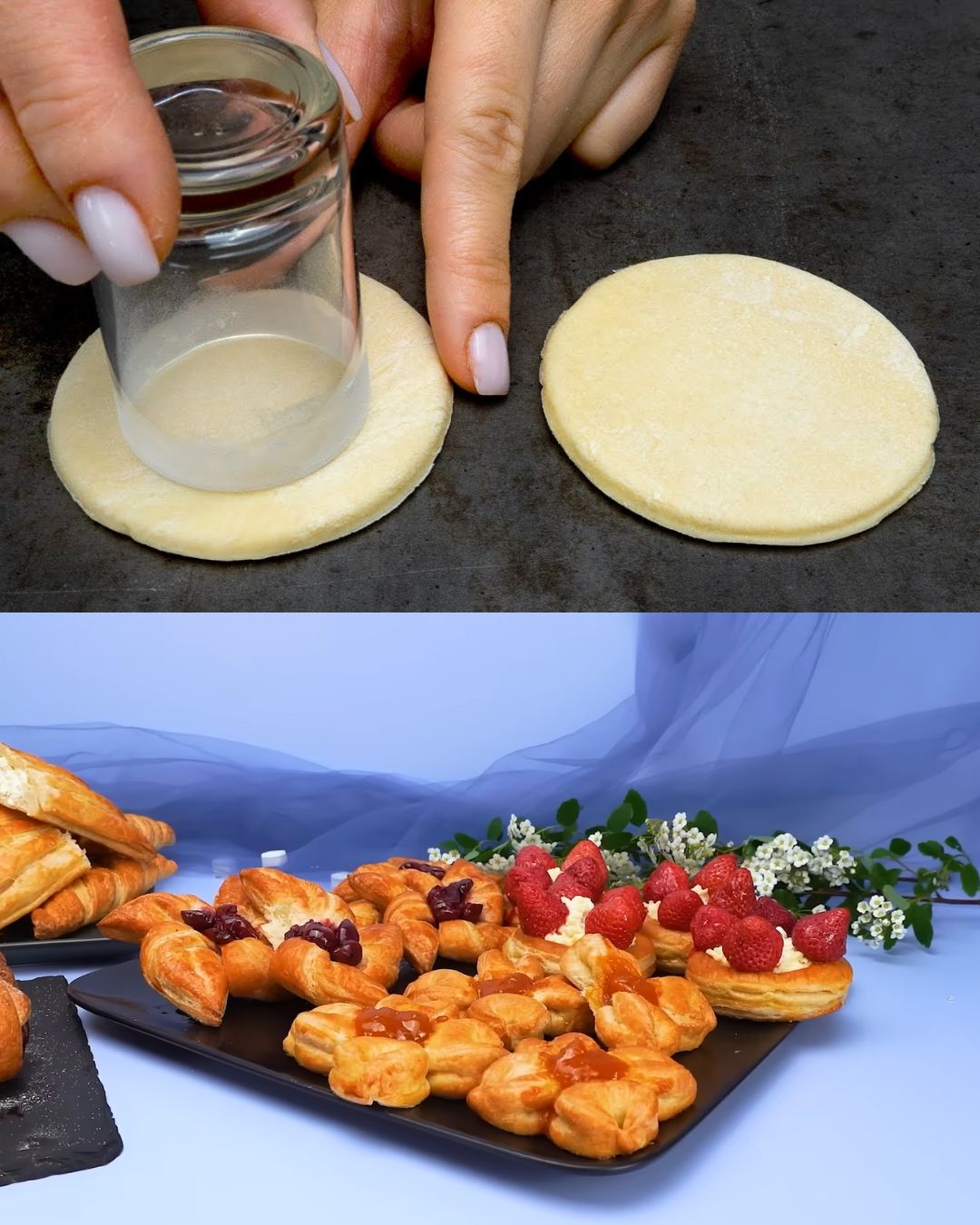 Versatile Fruit and Cottage Cheese Pastry Medley