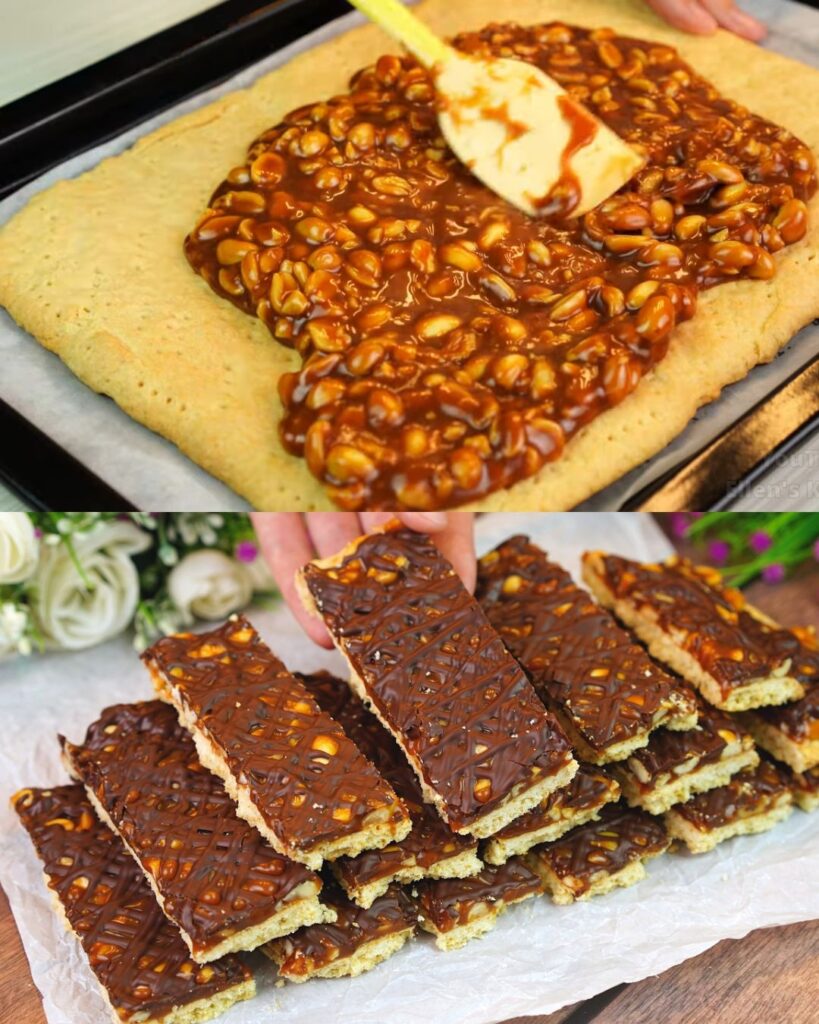 Peanut Caramel Tart with Chocolate Glaze finished dish