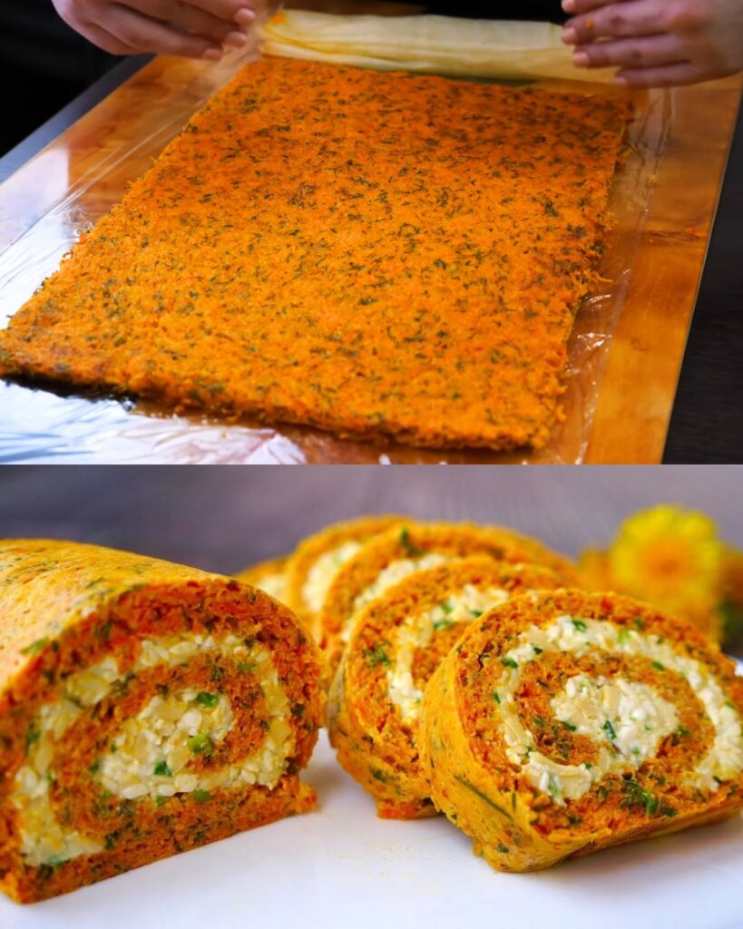 Carrot and Cheese Roll