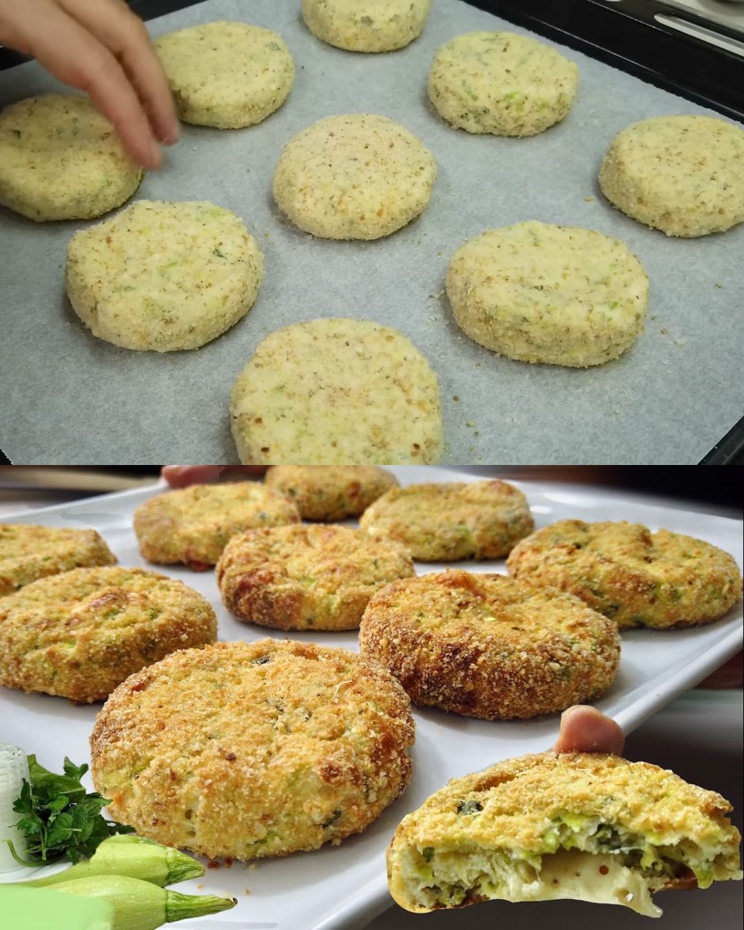 Zucchini and Ricotta Patties
