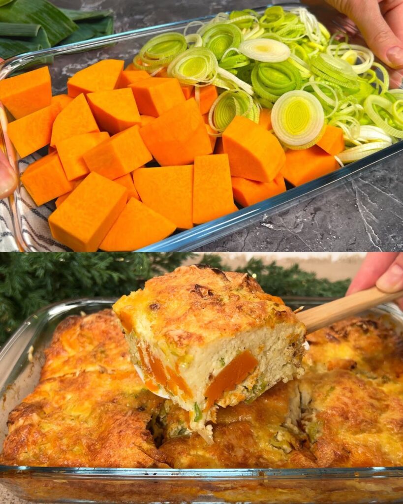 Pumpkin and Leek Casserole