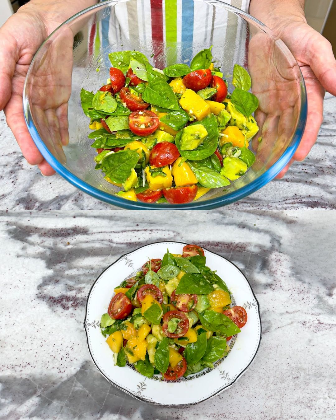 Mango and Avocado Salsa with Cherry Tomatoes