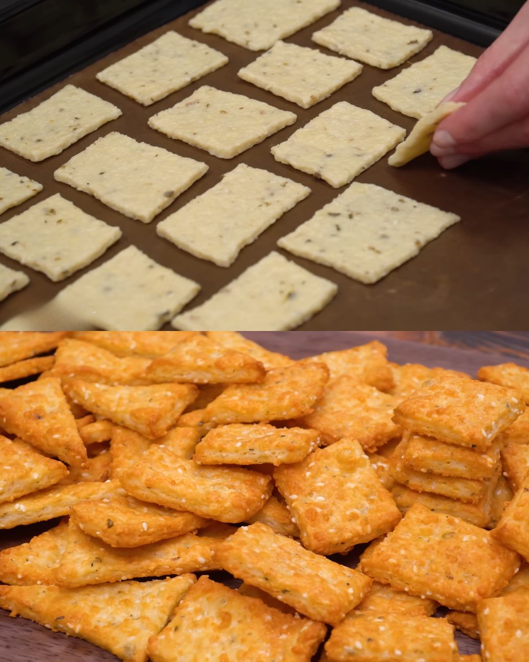 Cheesy Vegetable Oil Biscuits