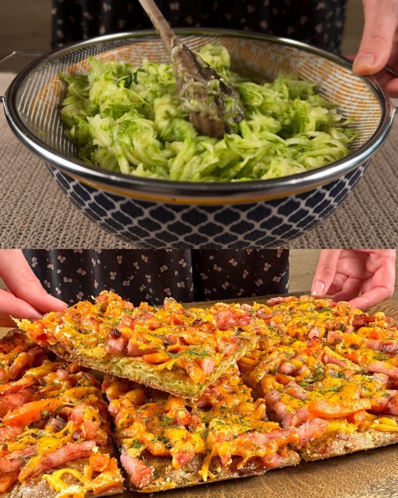 Savory Zucchini and Ham Bake
