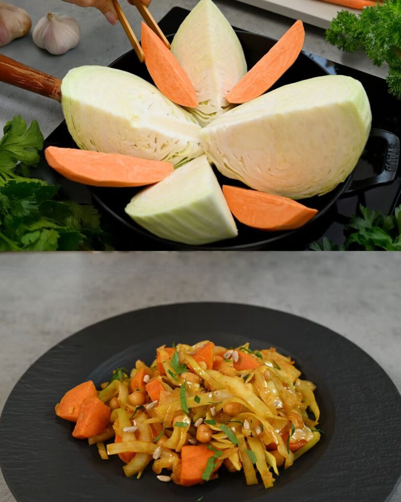 Spiced Sweet Potato and Kale Chickpea Stir-Fry
