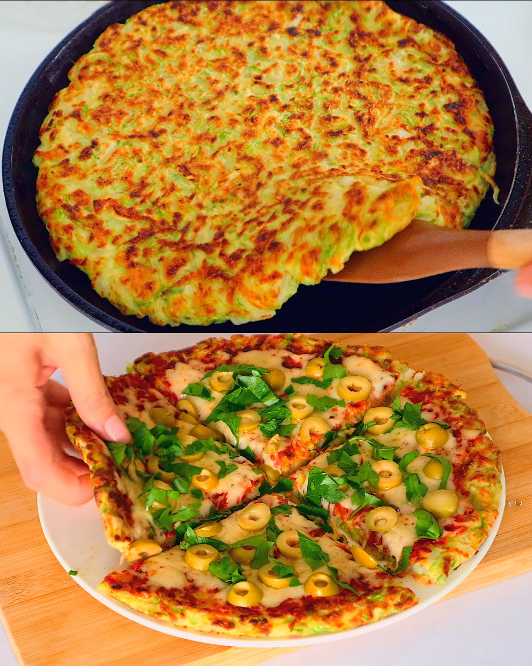 Savory Zucchini Fritters with Cheese and Olives
