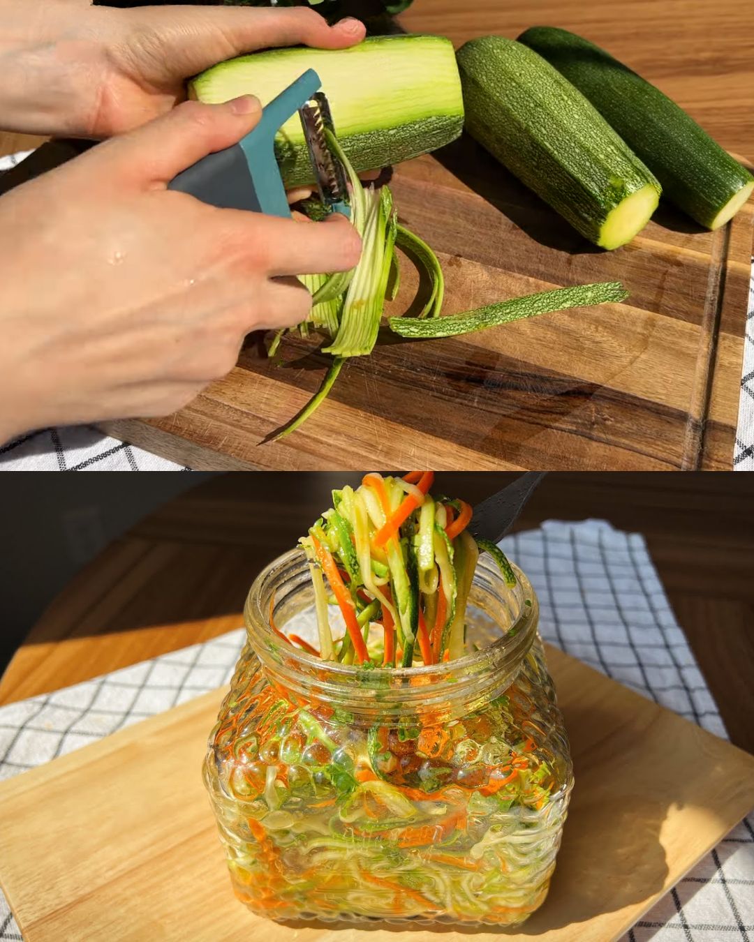 Refreshing Zucchini and Carrot Salad