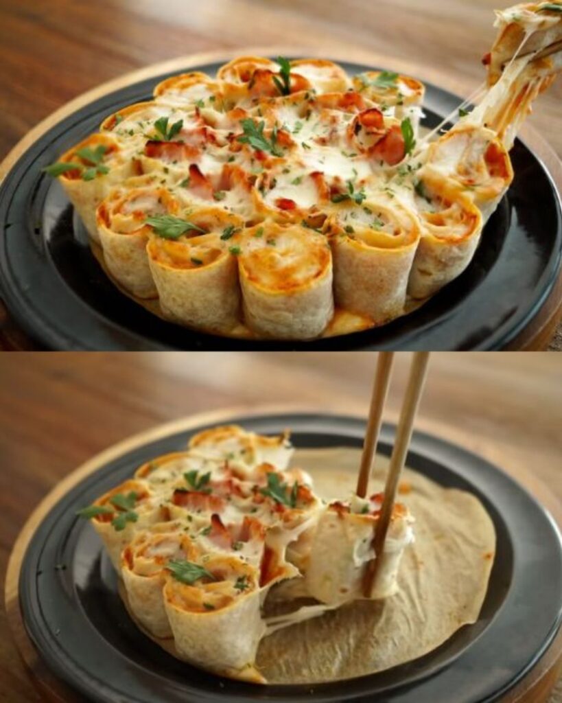 Bacon Tortilla Pizzas