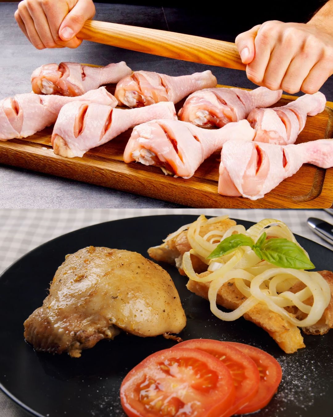 Chicken on Bread