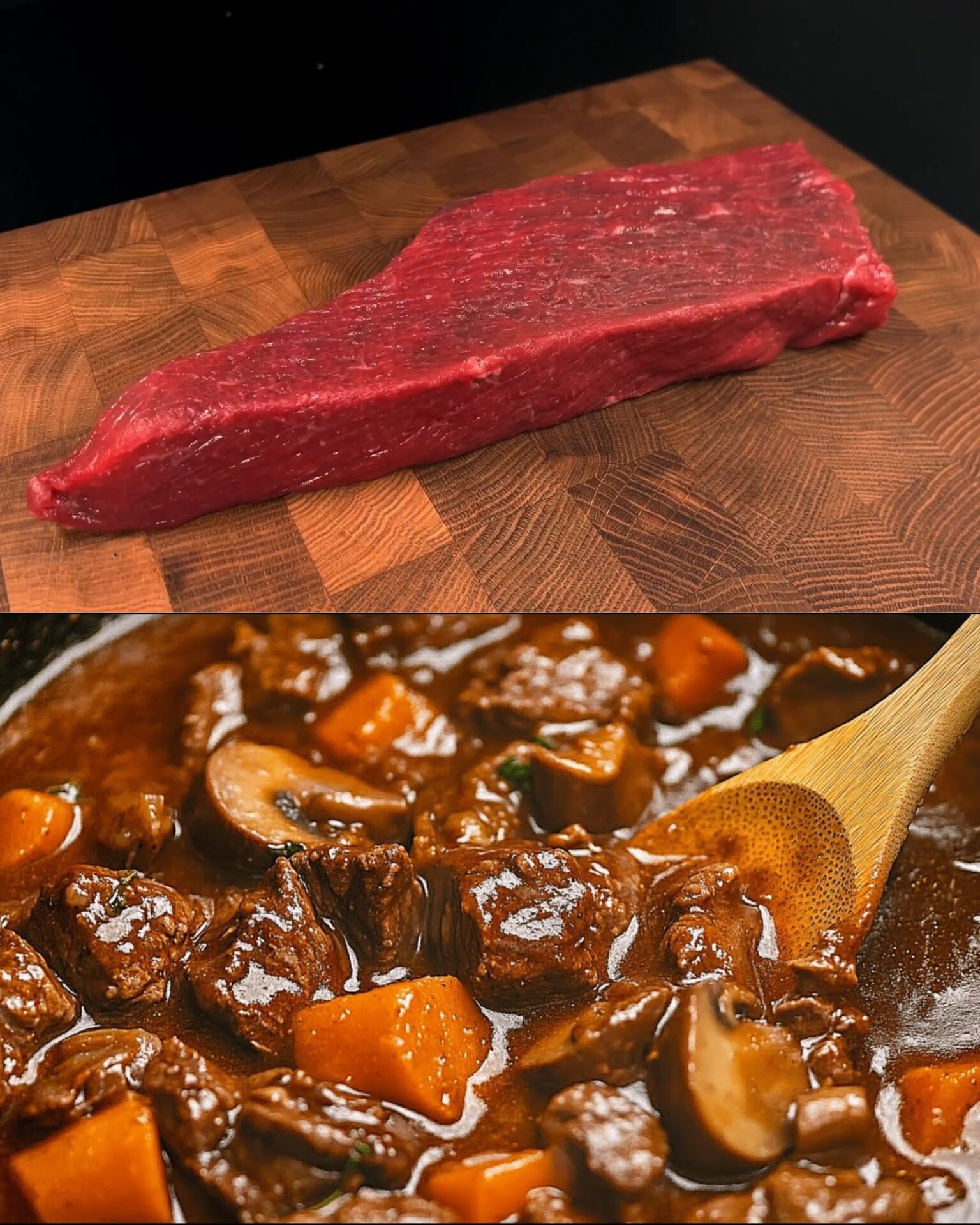 Beef Stew with Mashed Potatoes