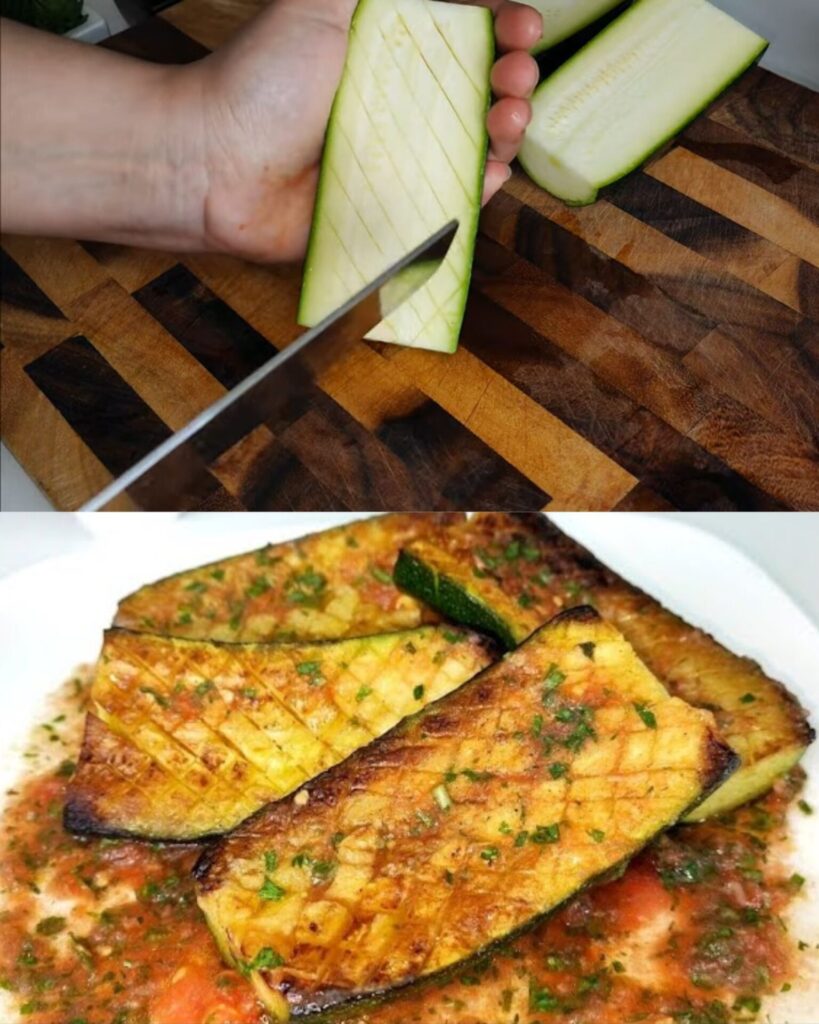 Courgette and Tomato Sauté with Lemon and Garlic