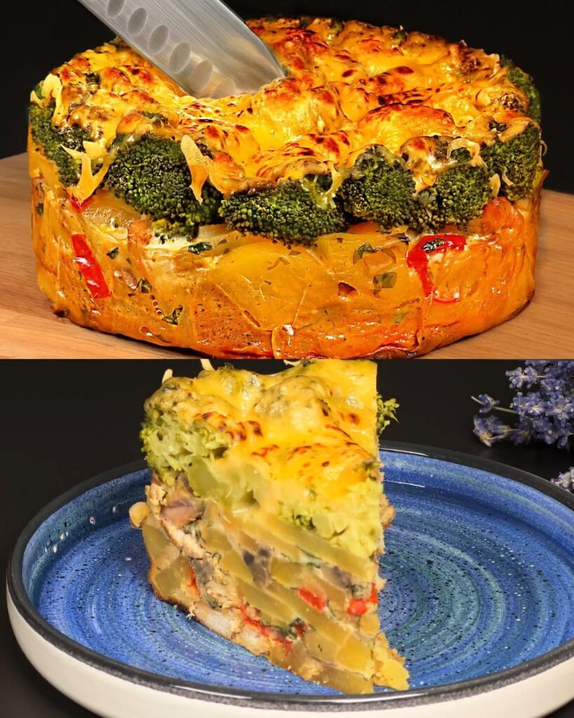 Cheesy Chicken and Vegetable Casserole